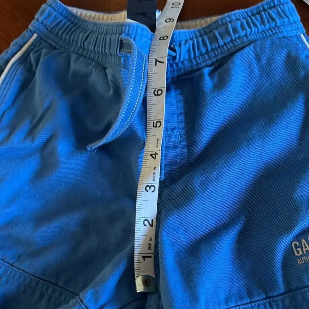 Gap Kids Boys Size 4 Blue Lined Convertible Pants Pull On Pockets